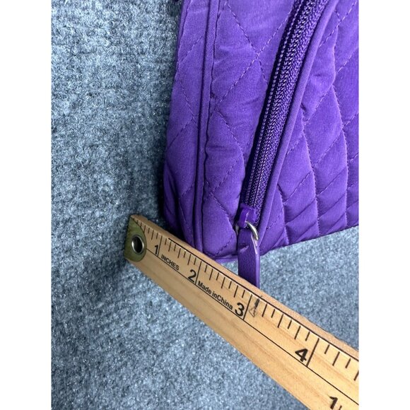 Vera Bradley Small Crossbody Bag Hipster Elderberry Purple Quilted - Picture 7 of 13